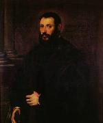 Jacopo Tintoretto Portrait of Nicolaus Padavinus France oil painting artist